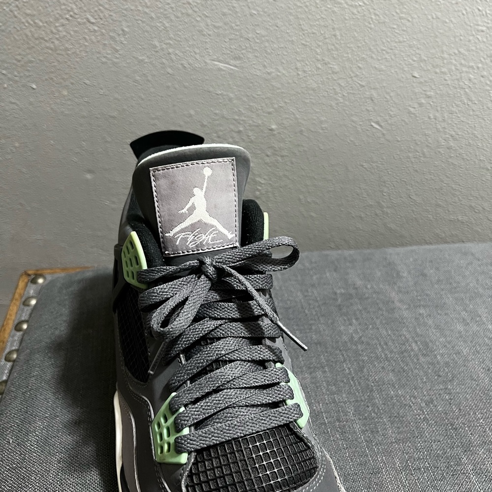 Nike Air Jordan 4 IV Green Glow 308497-033 - Picture 12 of 16